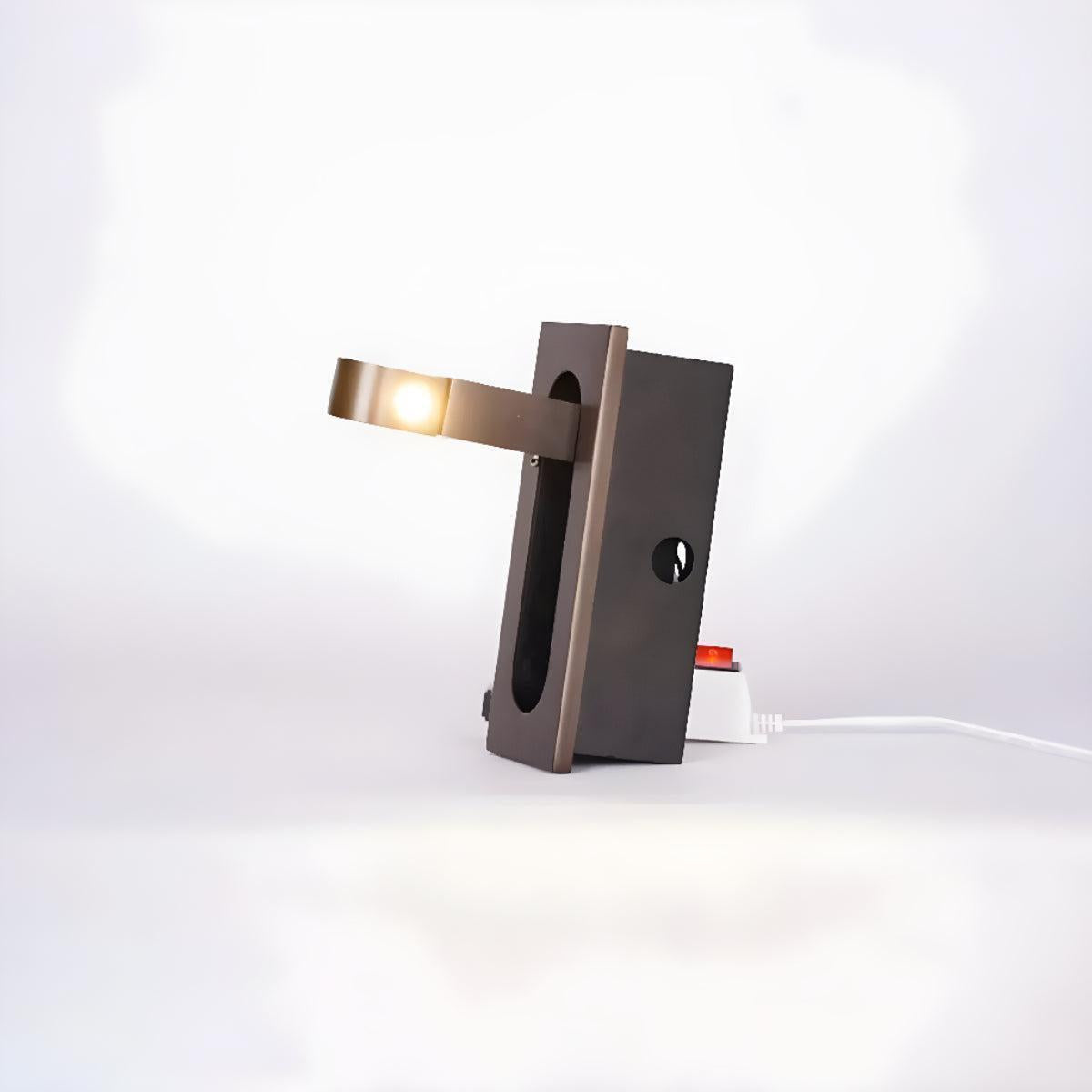 Adjustable Embedded Wall Mounted Bedside Reading Light With Focused Lighting