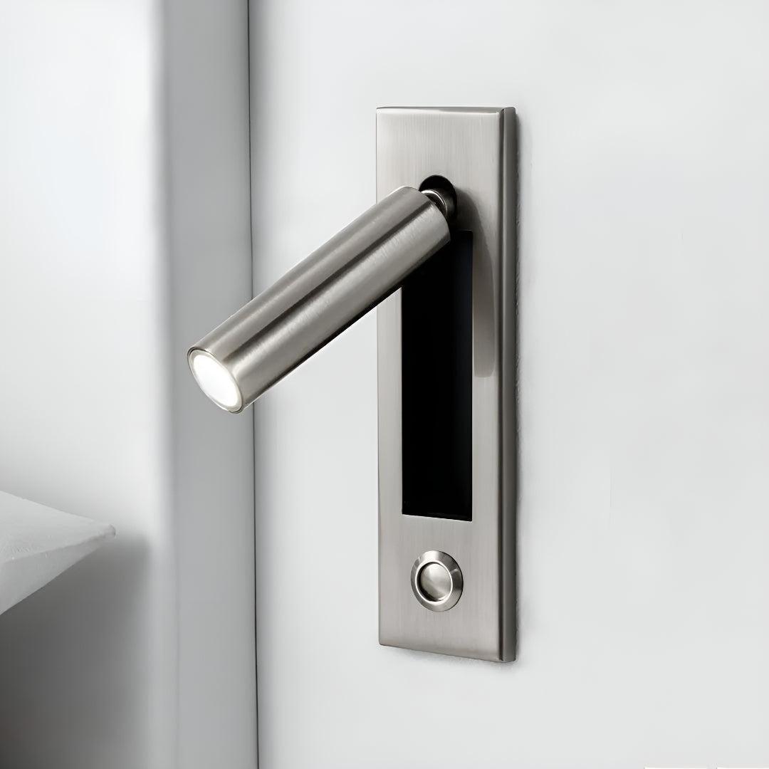 Adjustable Recessed Wall Bedside Reading Lamp Sconce Light With Precision Lighting