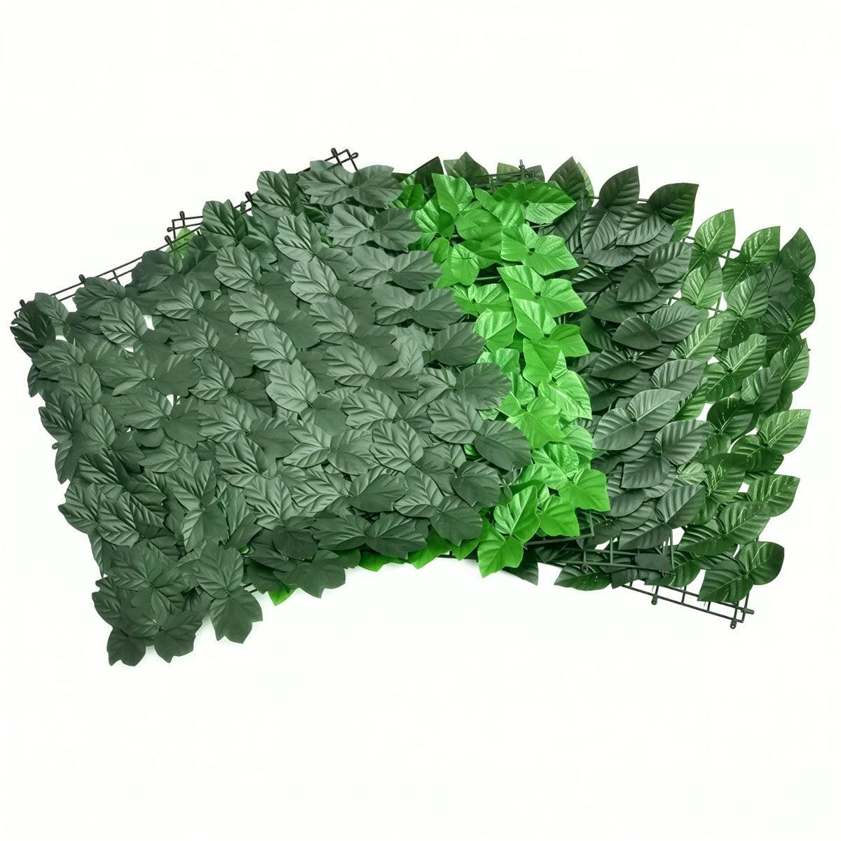 Artificial Ivy Vine Leaf Panels For Fence Privacy Screening