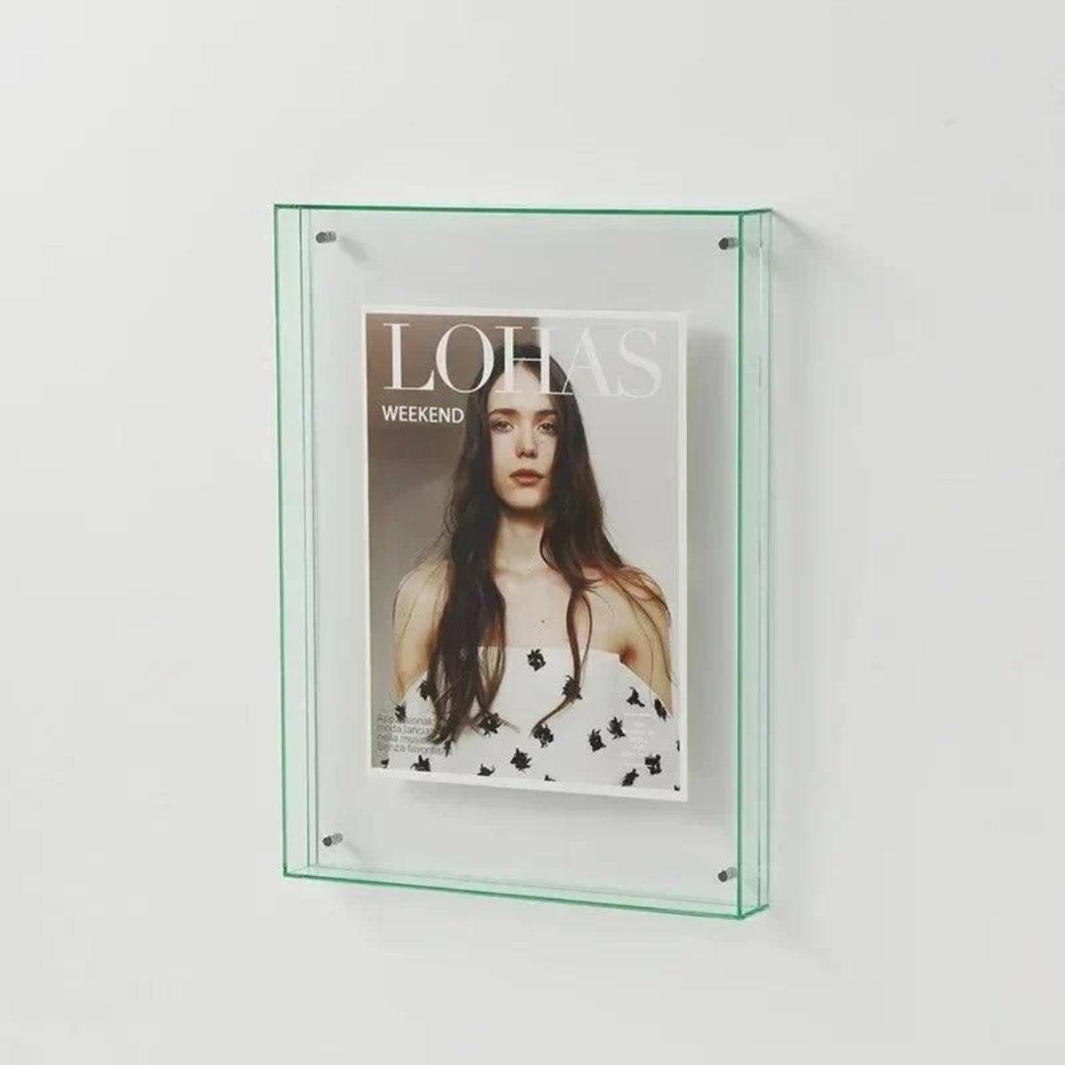 Custom Picture Frame With Bold Vibrant Edge For Photos And Poster Display