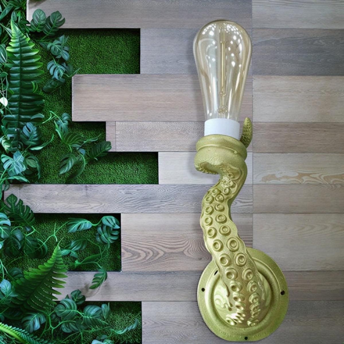 Decorative Octopus Tentacle Wall Sconce Light Fixture