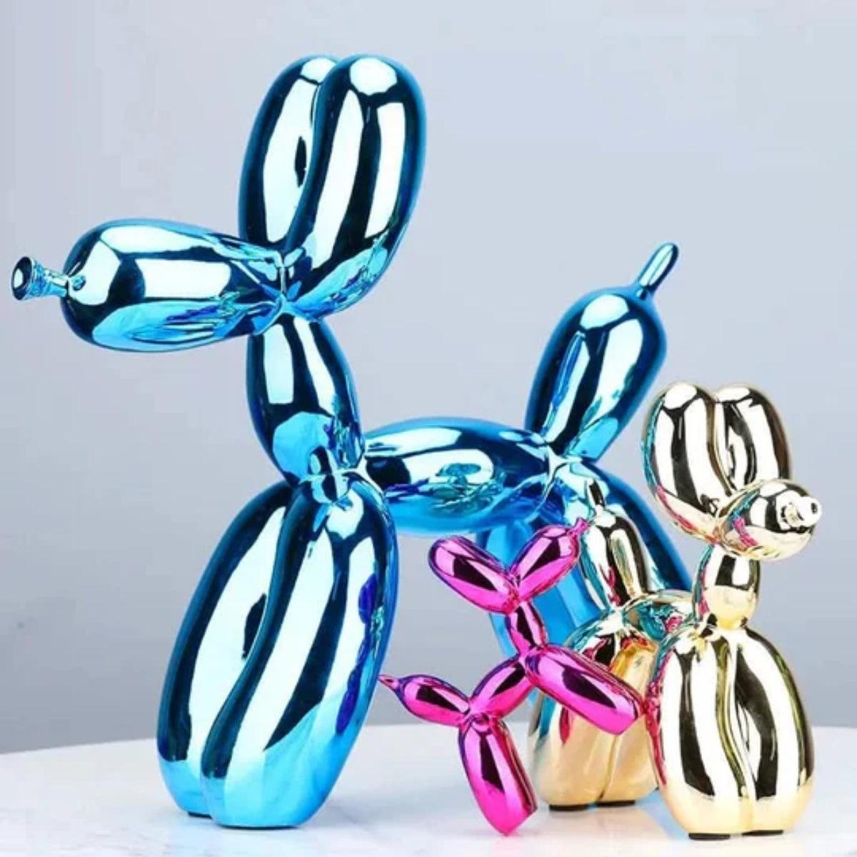 Dog Styled Clown Balloon Sculpture With Glossy Finish