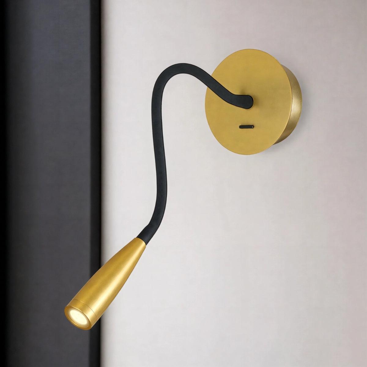 Flexible Gooseneck Wall Mounted Reading Light