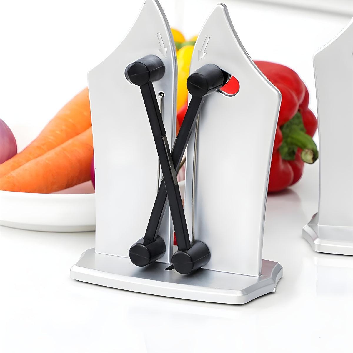Kitchen Knife Sharpener Tool With Spring Action