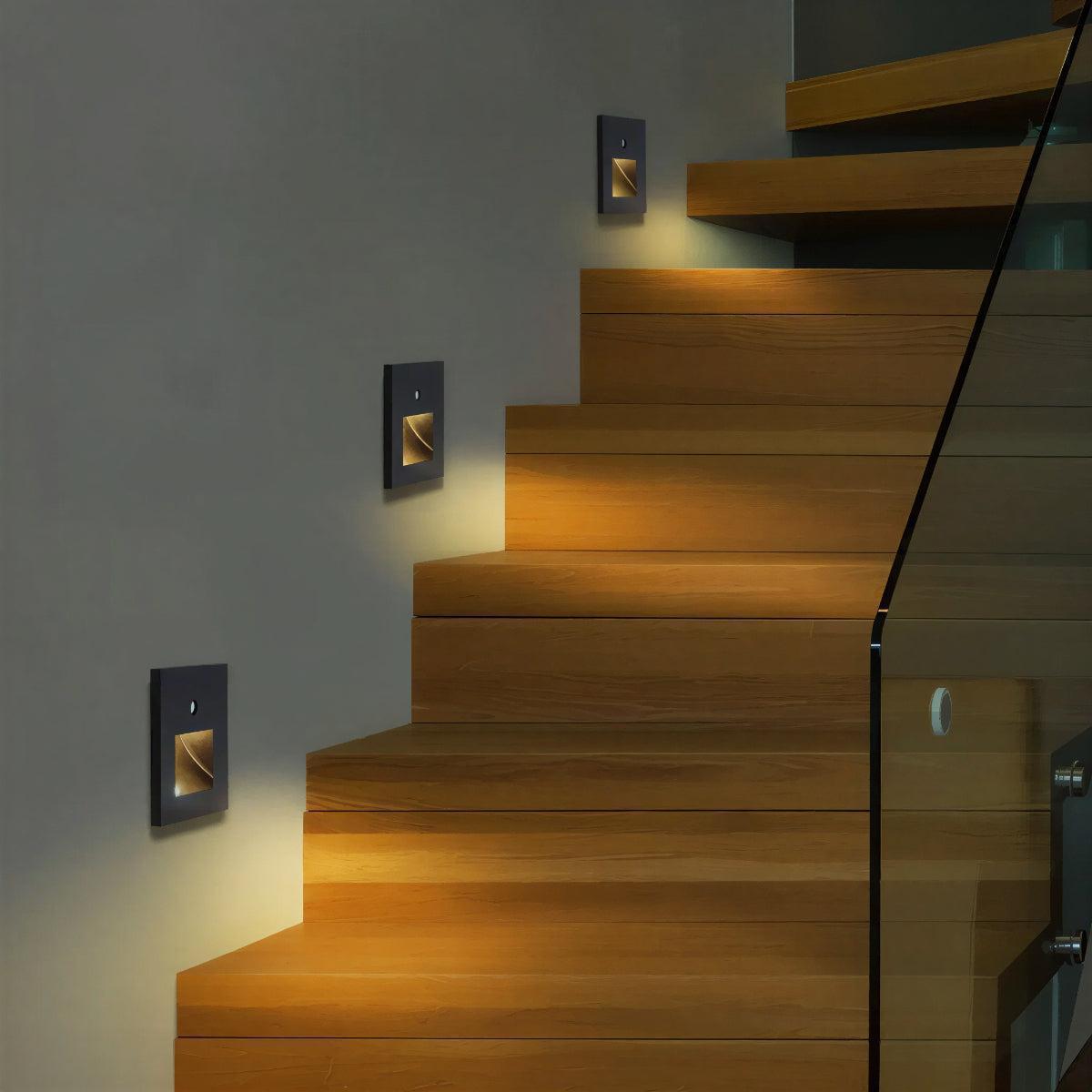LED Motion Sensor Step Light For Staircases And Hallways