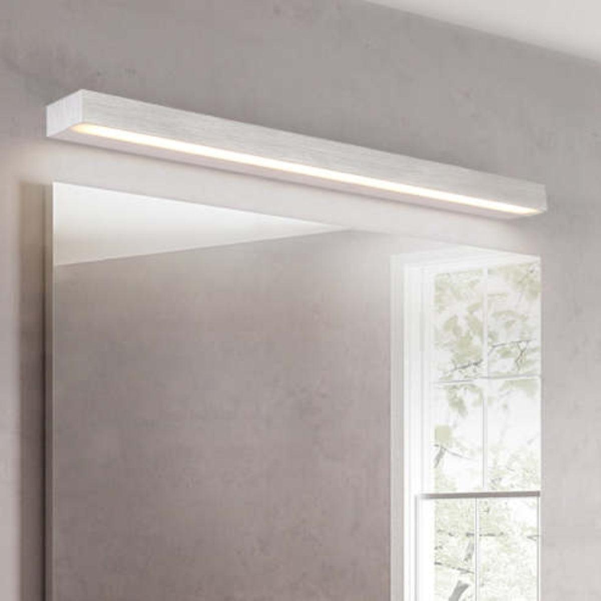 Minimalist Linear Vanity Lighting Fixture For Above Mirror