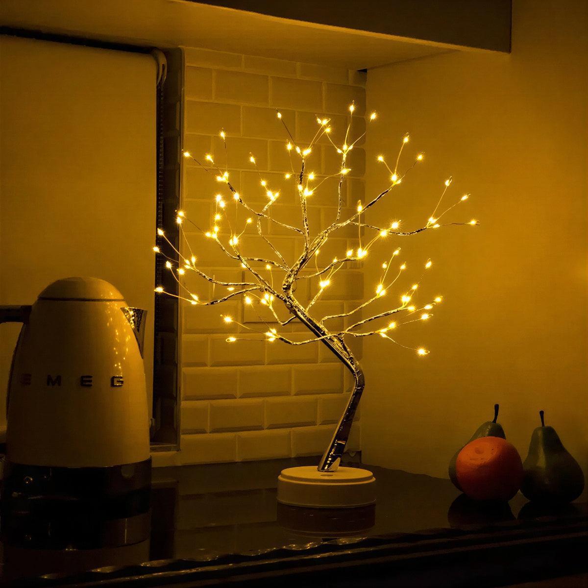 Model Tree Table Lamp With Warm Ambient Light On 108 Branches