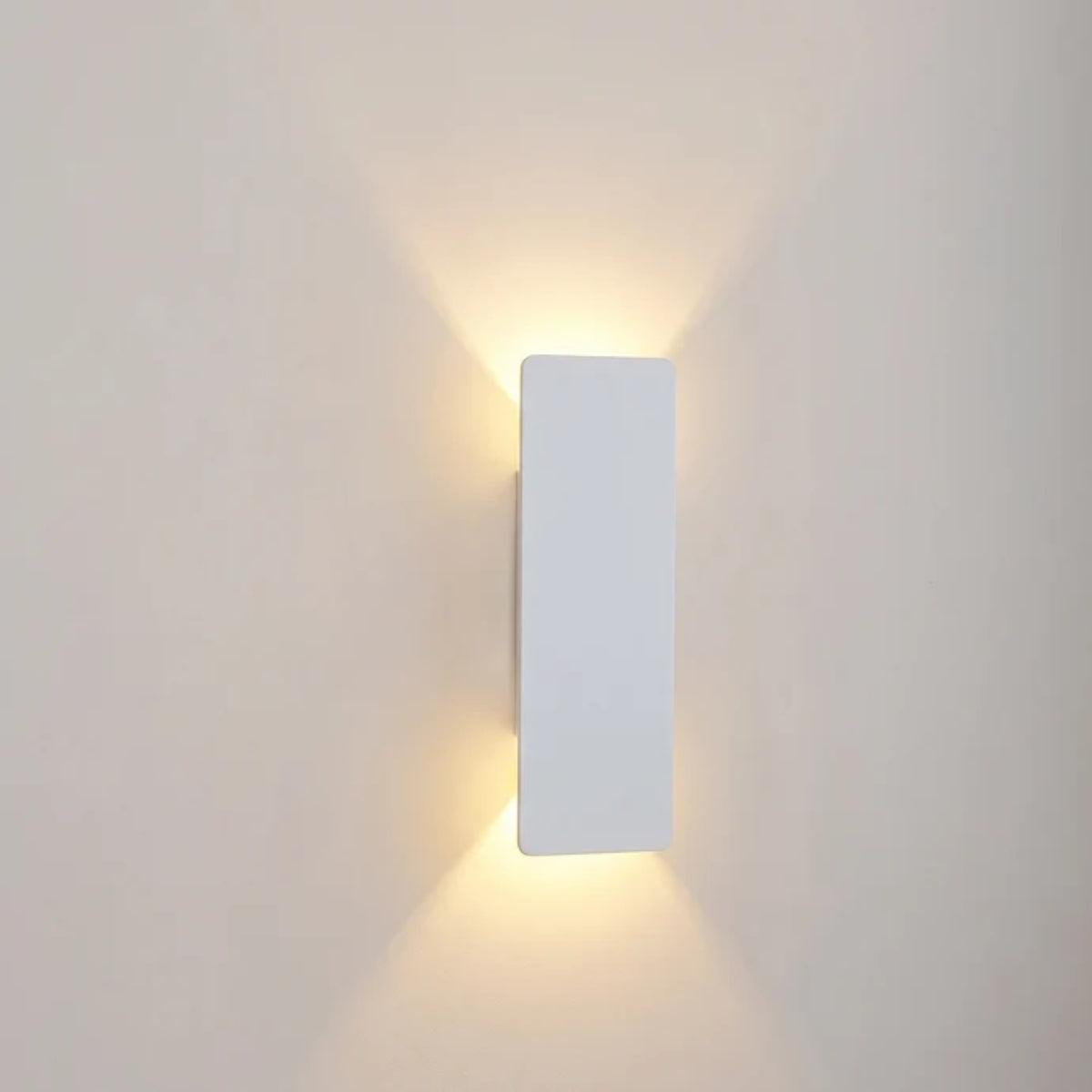 Modern Outdoor Exterior Wall Light With Dual Up Down Illumination