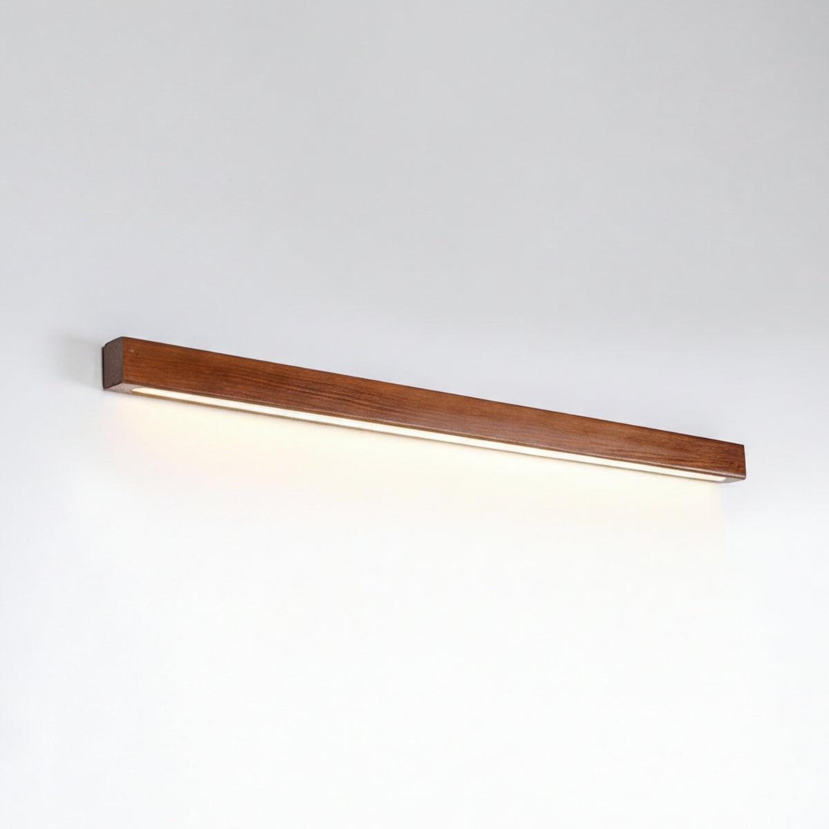 Modern Slim Wood Bar Light Fixture