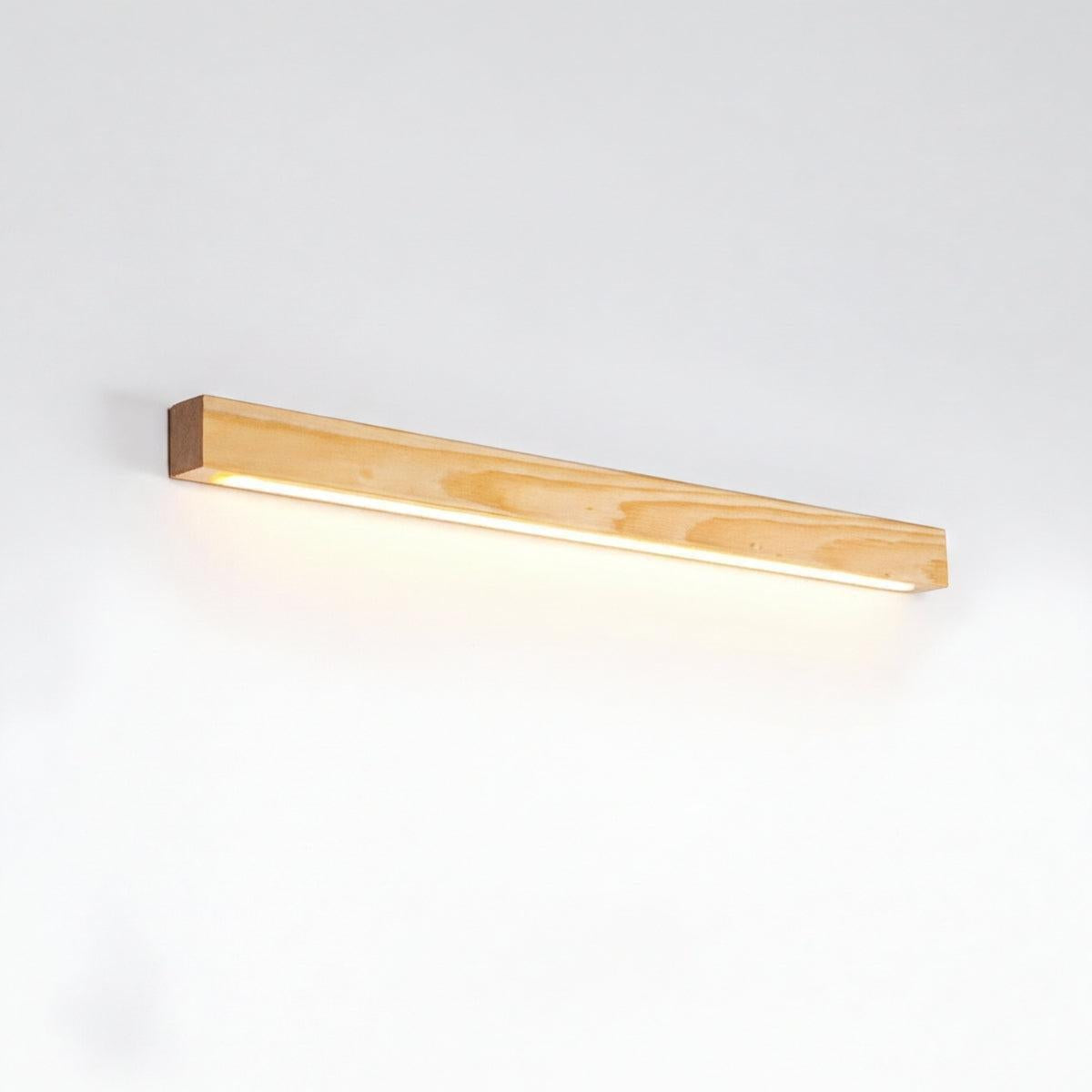 Modern Slim Wood Bar Light Fixture