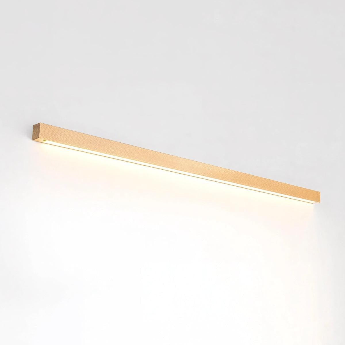 Modern Slim Wood Bar Light Fixture