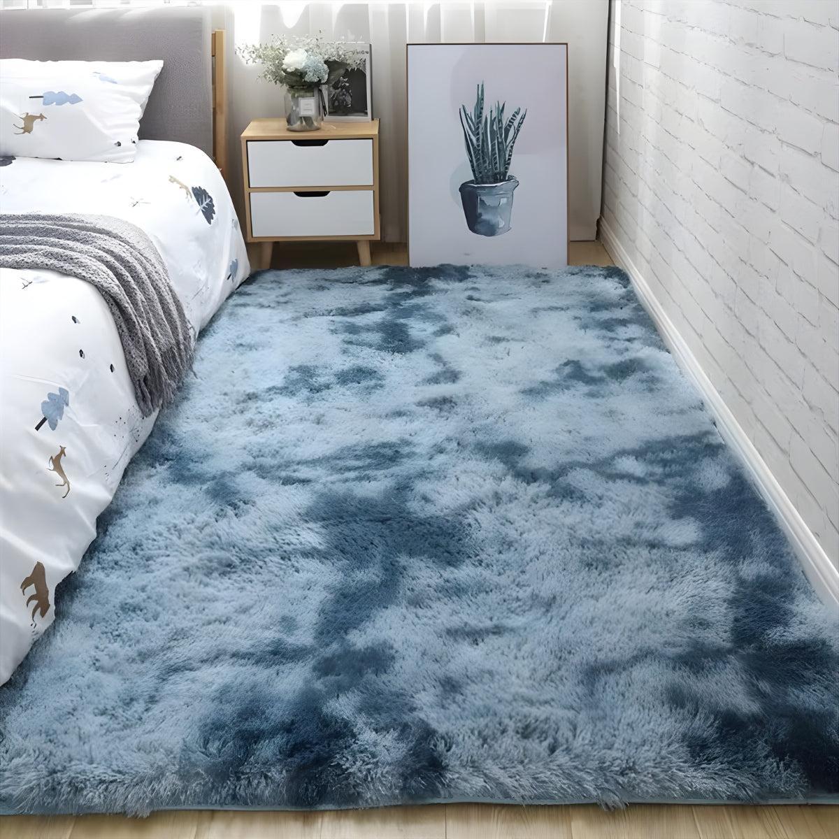 Plush Shag Carpet Rug With Non Slip Backing