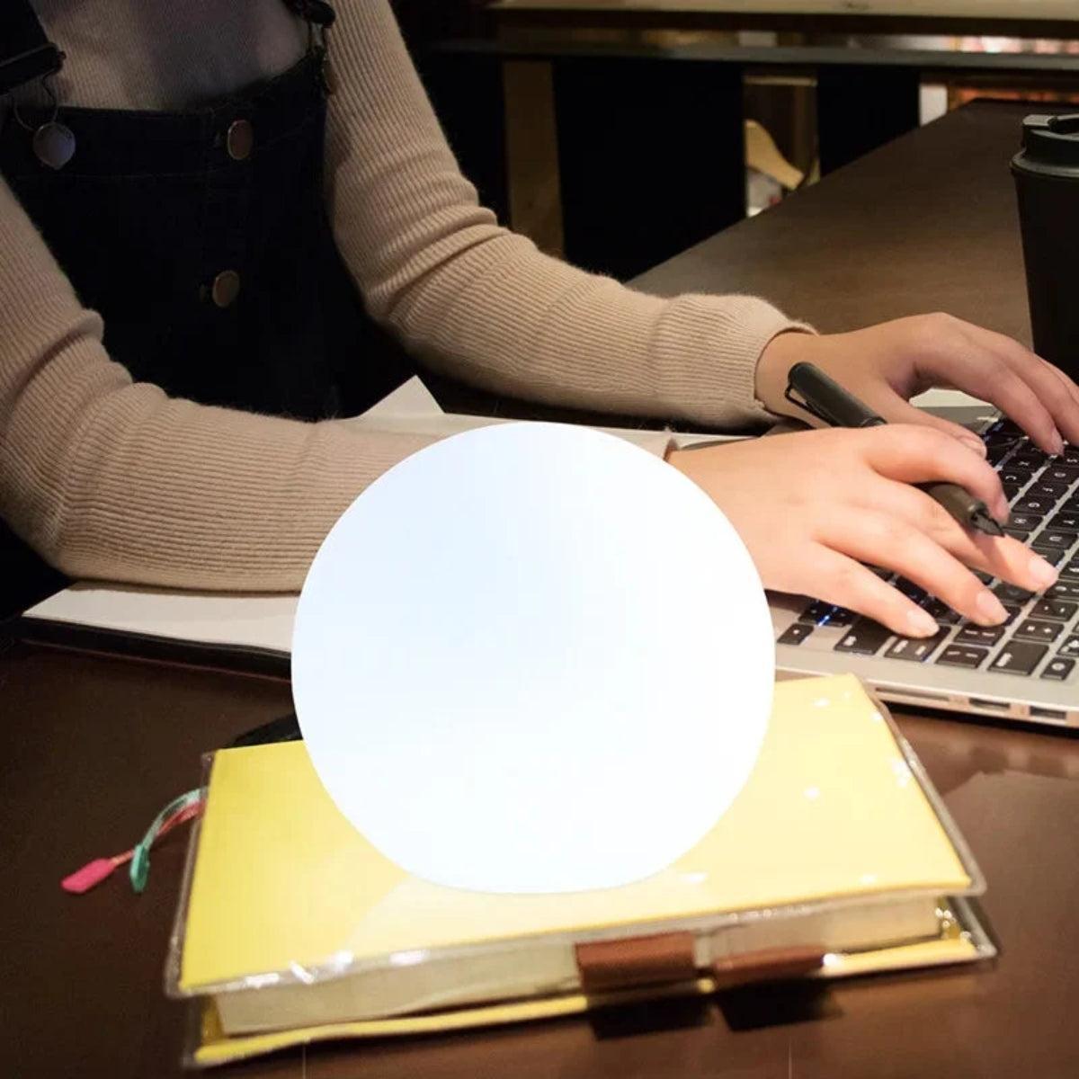 Spherical Globe Cordless Table Lamp With Remote Control Dimming