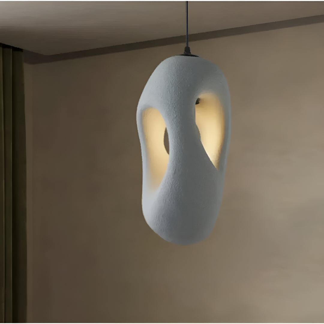Wabi Sabi Styled Pendant Light Fixtures With Ambient Sculptural Illumination