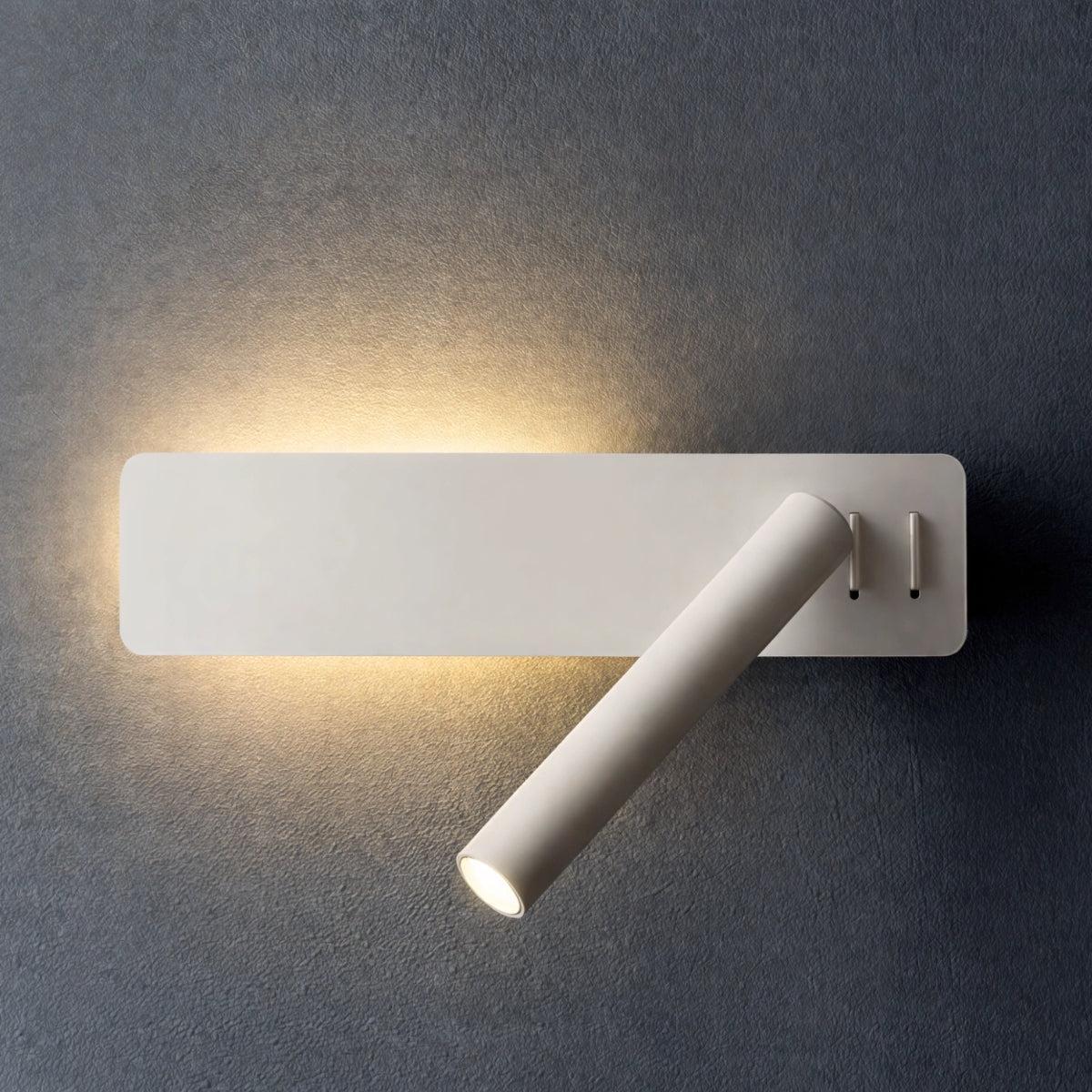 Wall Mounted Reading Light With Adjustable Focused Beam