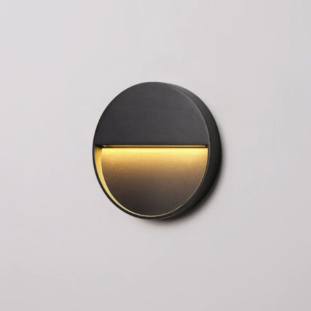 Circular Wall Mounted Sconce Light Fixture For Hallway And Staircase