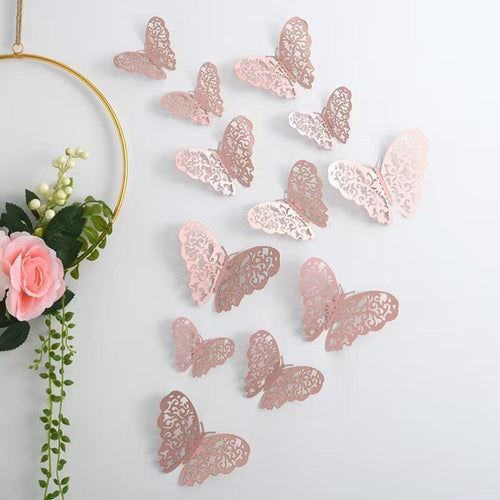 3D Butterfly Wall Stickers For Nursery Decoration
