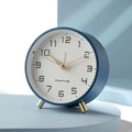 Silent Bedside Analog Clock For Nightstand