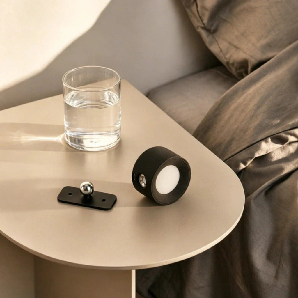 Motion Sensor Stick On Wall Light With Rechargeable Battery And Adjustable Angle