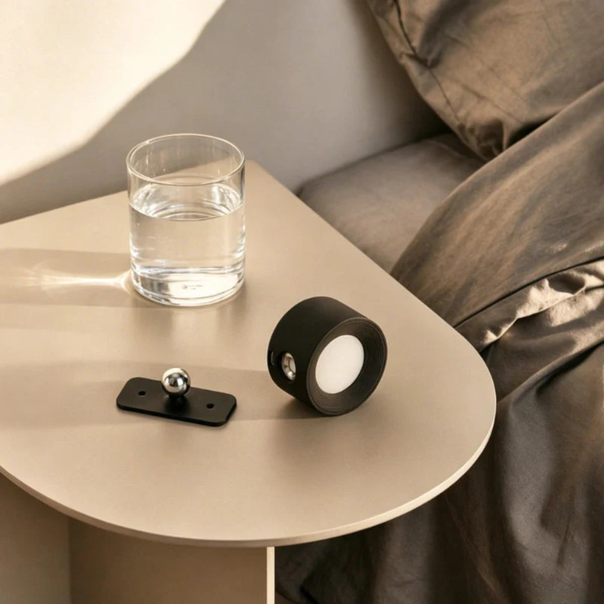 Motion Sensor Stick On Wall Light With Rechargeable Battery And Adjustable Angle