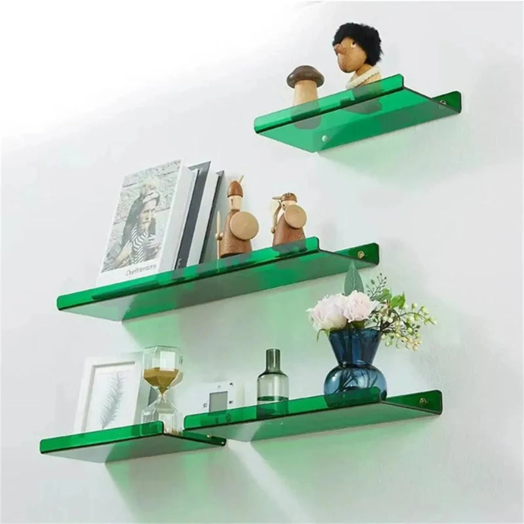 Modern Acrylic Floating Wall Shelf For Home Organization