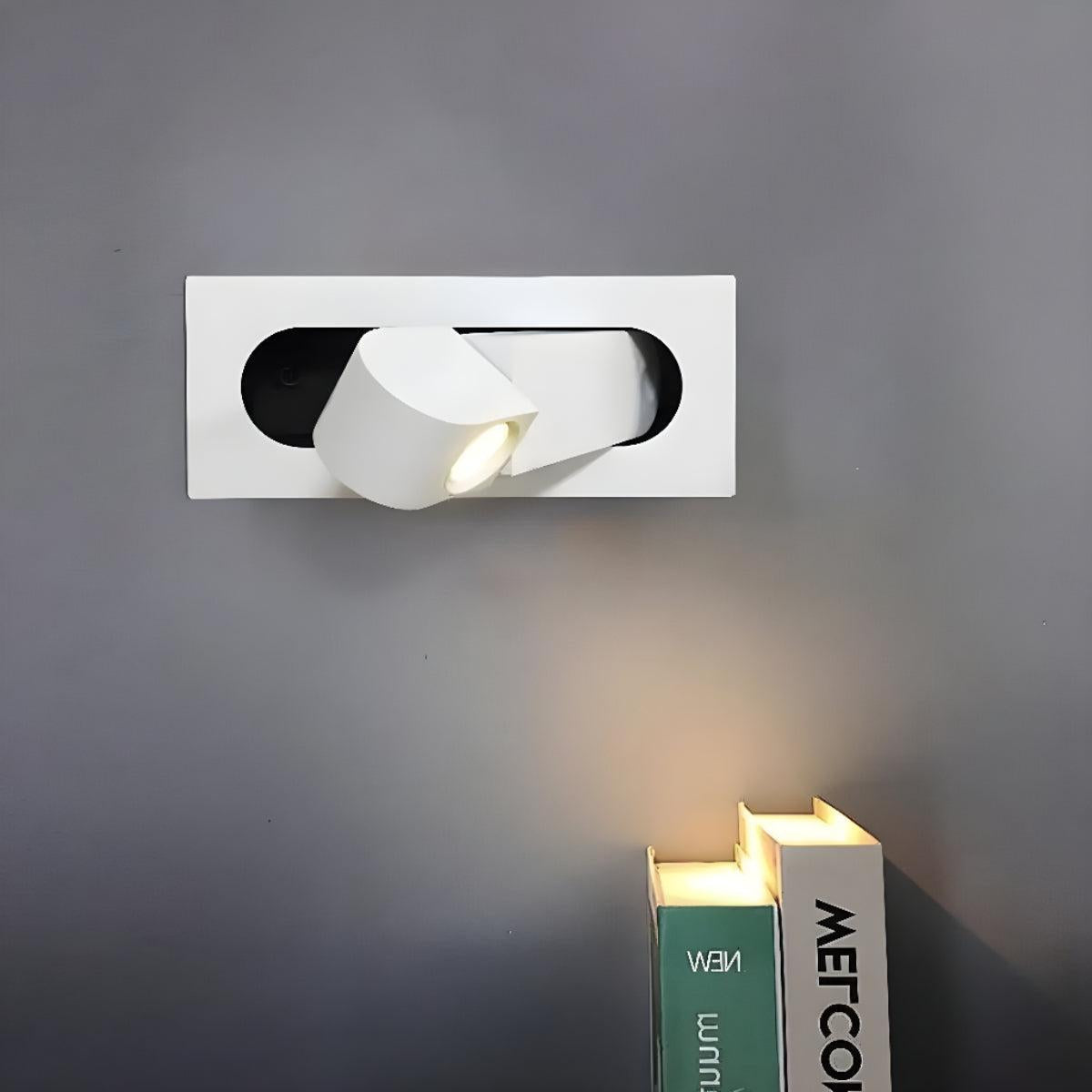 Adjustable Embedded Wall Mounted Bedside Reading Light With Focused Lighting