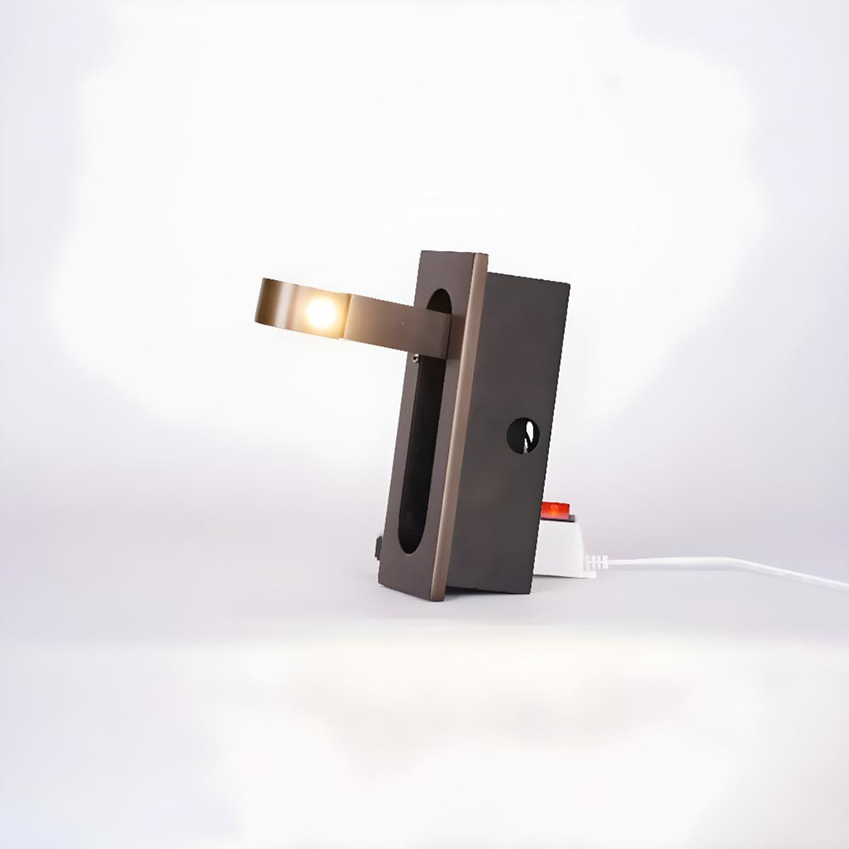 Adjustable Embedded Wall Mounted Bedside Reading Light With Focused Lighting