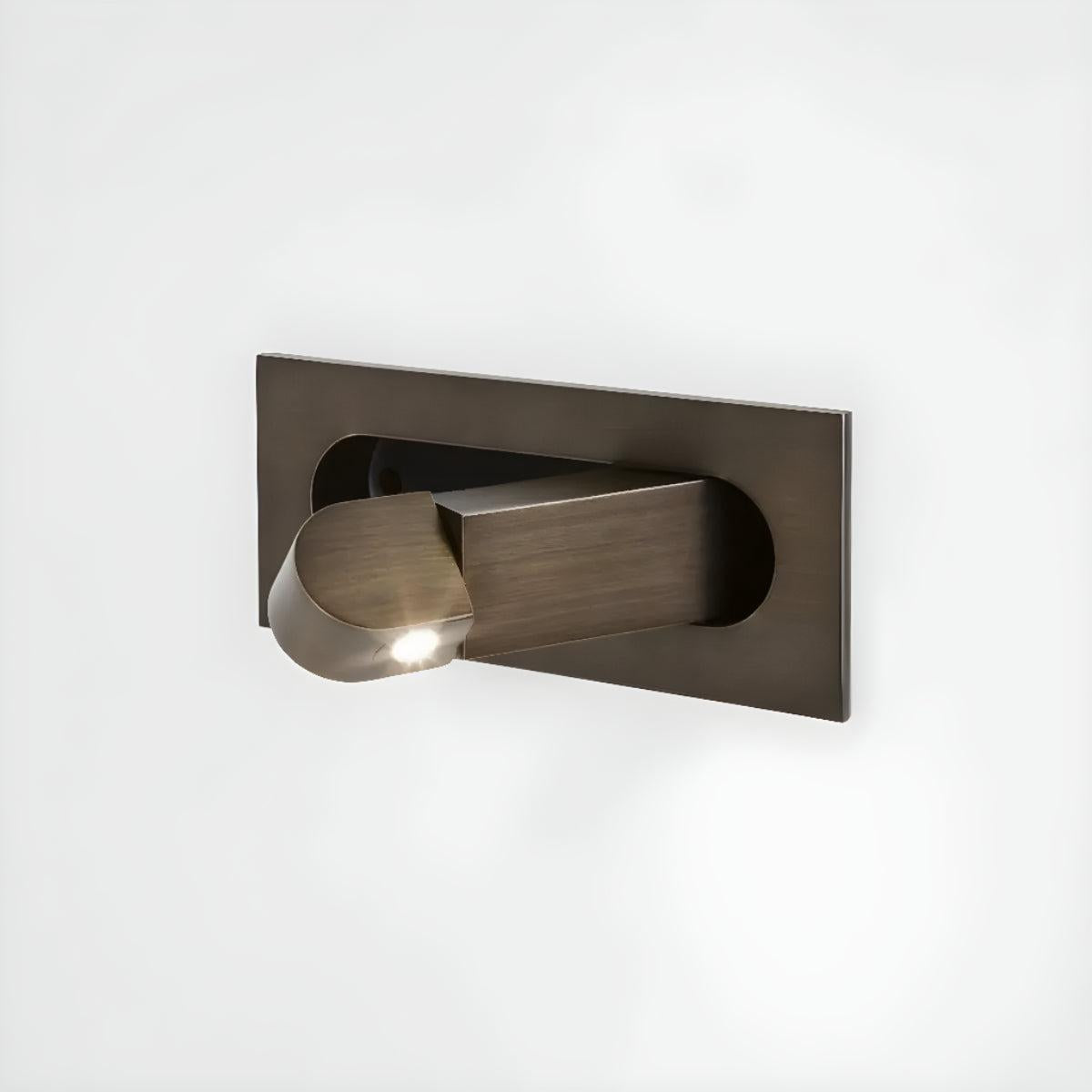 Adjustable Embedded Wall Mounted Bedside Reading Light With Focused Lighting