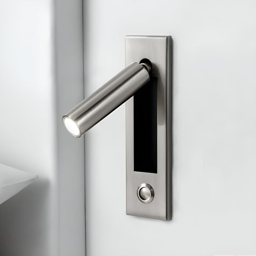 Adjustable Recessed Wall Bedside Reading Lamp Sconce Light With Precision Lighting