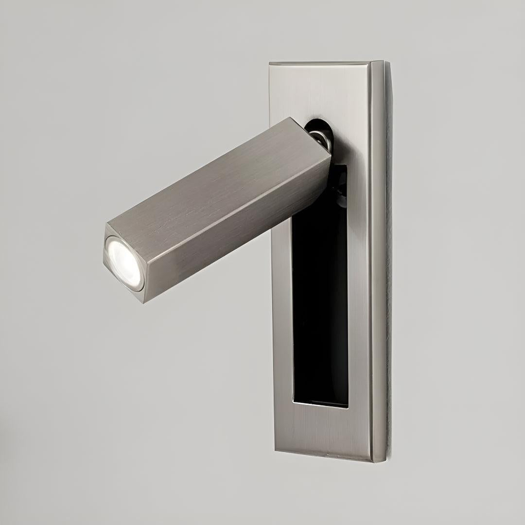Adjustable Recessed Wall Bedside Reading Lamp Sconce Light With Precision Lighting