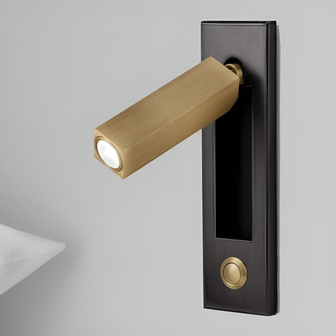 Adjustable Recessed Wall Bedside Reading Lamp Sconce Light With Precision Lighting
