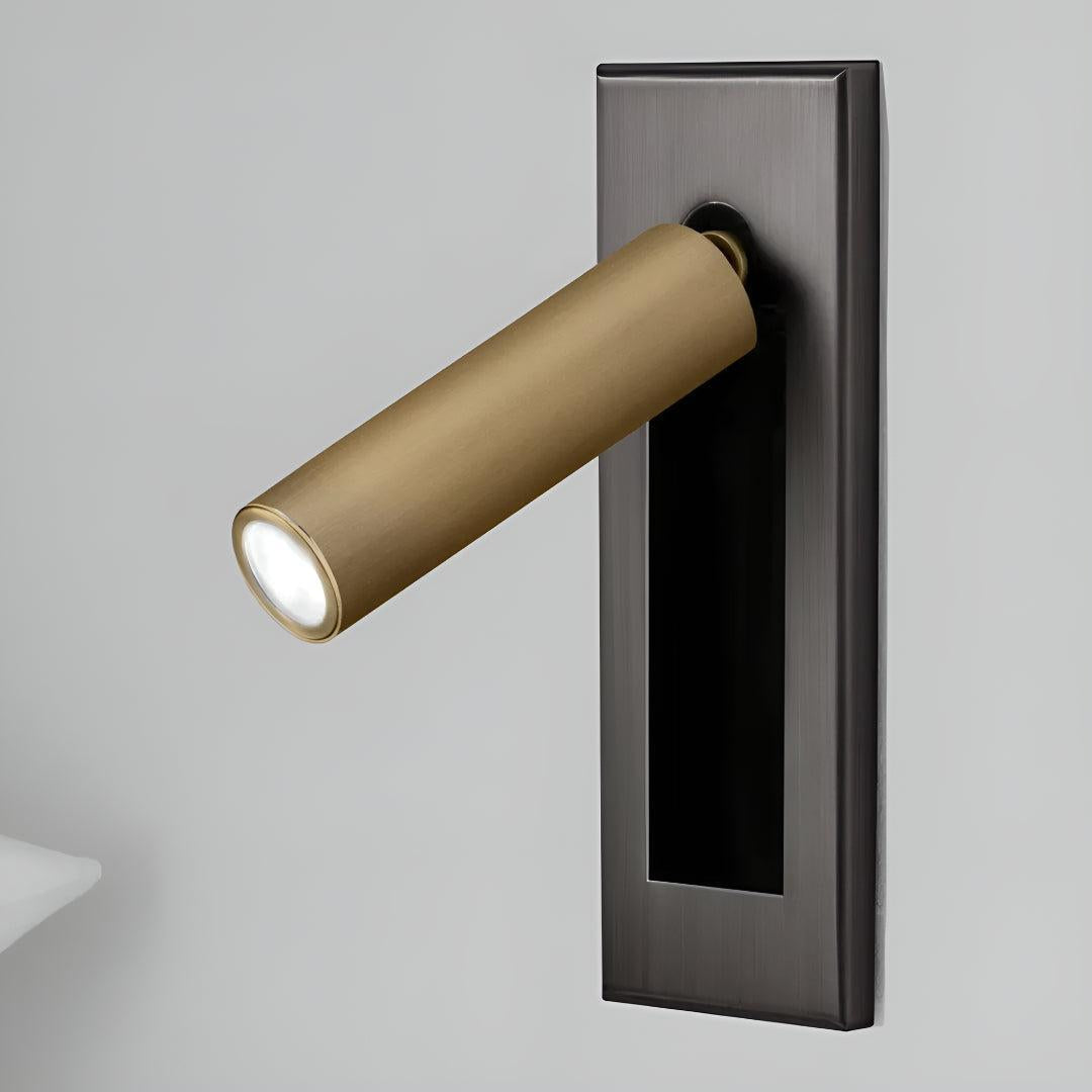 Adjustable Recessed Wall Bedside Reading Lamp Sconce Light With Precision Lighting