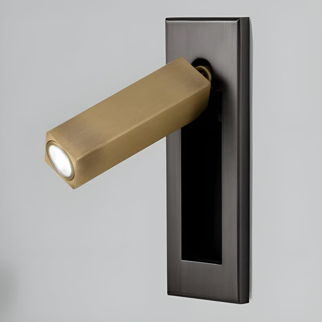 Adjustable Recessed Wall Bedside Reading Lamp Sconce Light With Precision Lighting