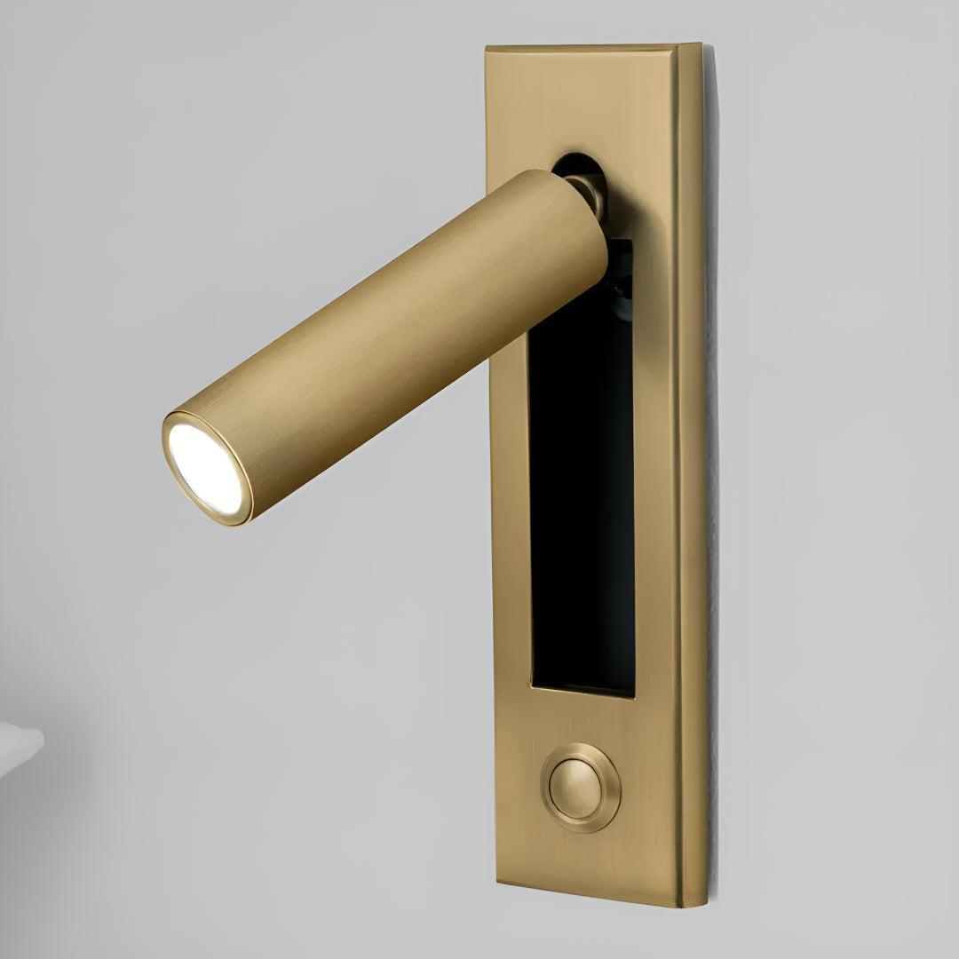 Adjustable Recessed Wall Bedside Reading Lamp Sconce Light With Precision Lighting