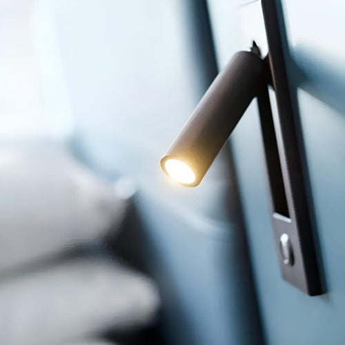 Adjustable Recessed Wall Bedside Reading Lamp Sconce Light With Precision Lighting