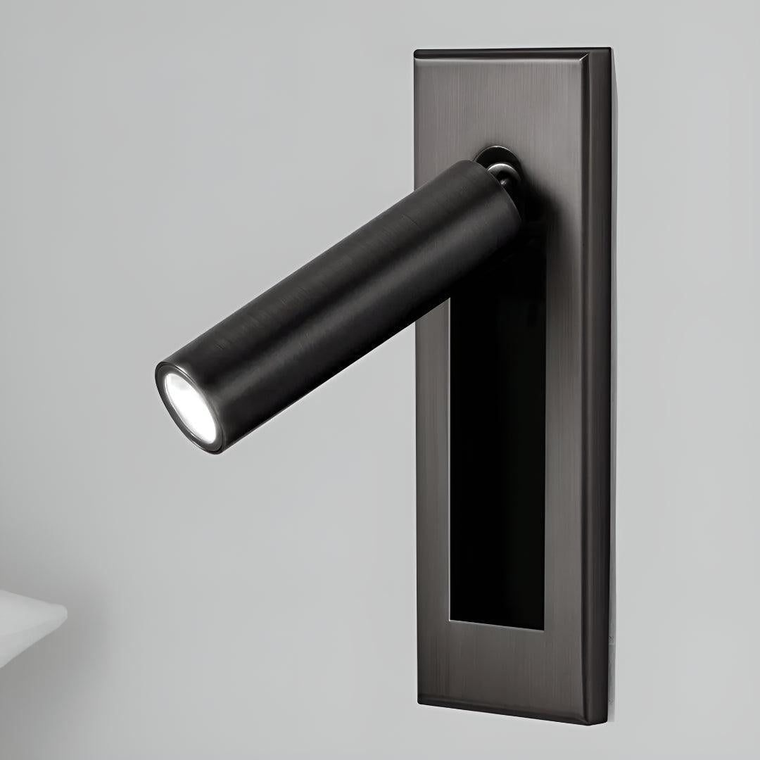Adjustable Recessed Wall Bedside Reading Lamp Sconce Light With Precision Lighting