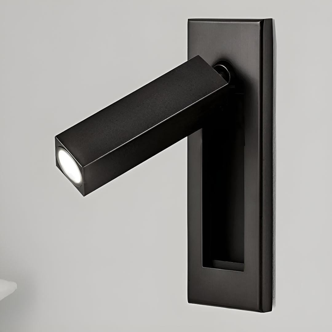 Adjustable Recessed Wall Bedside Reading Lamp Sconce Light With Precision Lighting