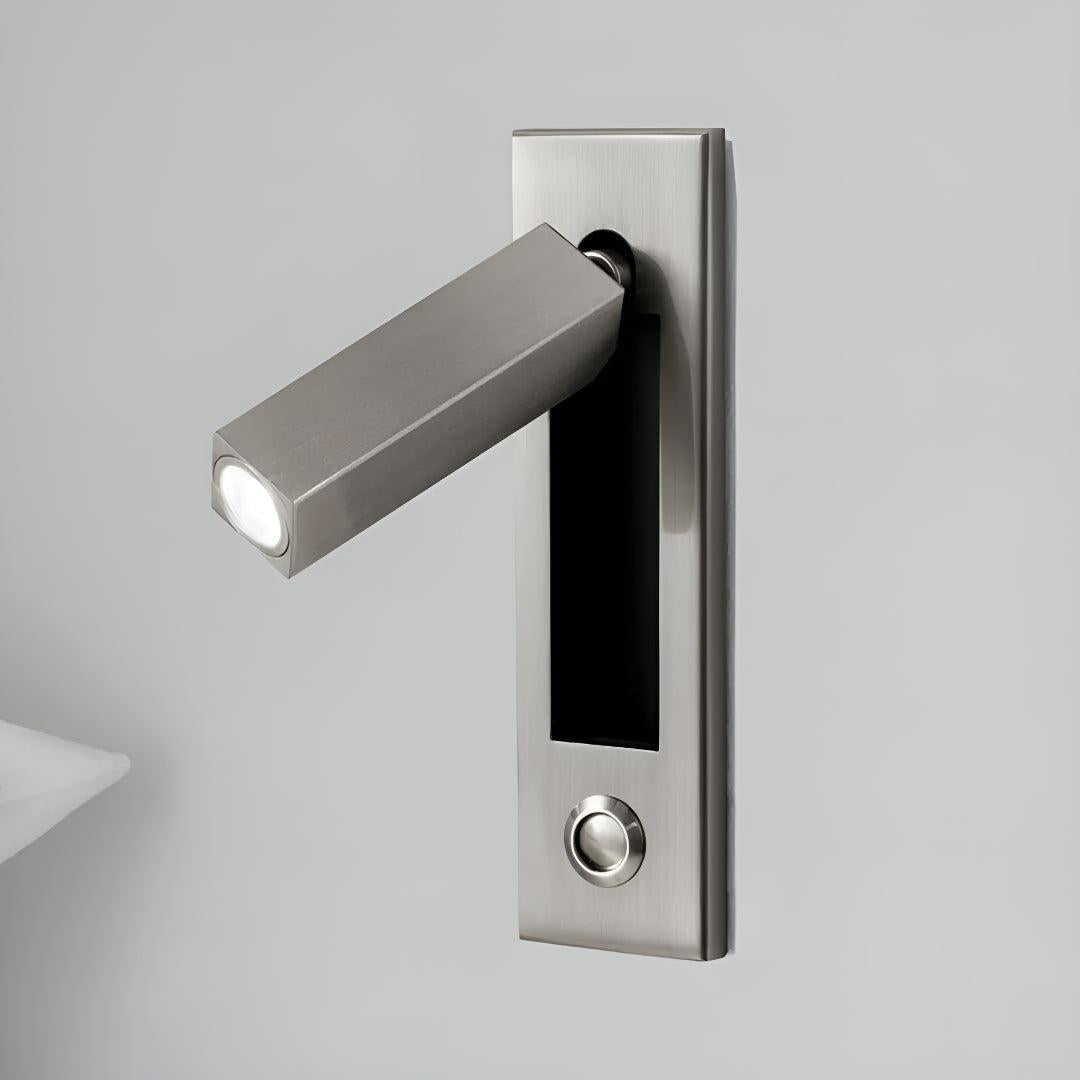 Adjustable Recessed Wall Bedside Reading Lamp Sconce Light With Precision Lighting