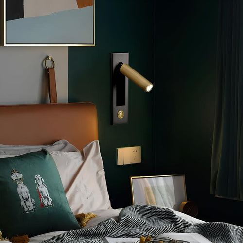 Adjustable Recessed Wall Bedside Reading Lamp Sconce Light With Precision Lighting