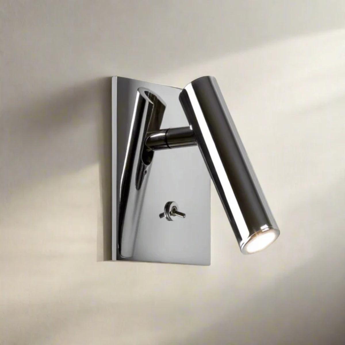 Adjustable Wall Mounted Reading Sconce Light Fixture With Toggle Switch