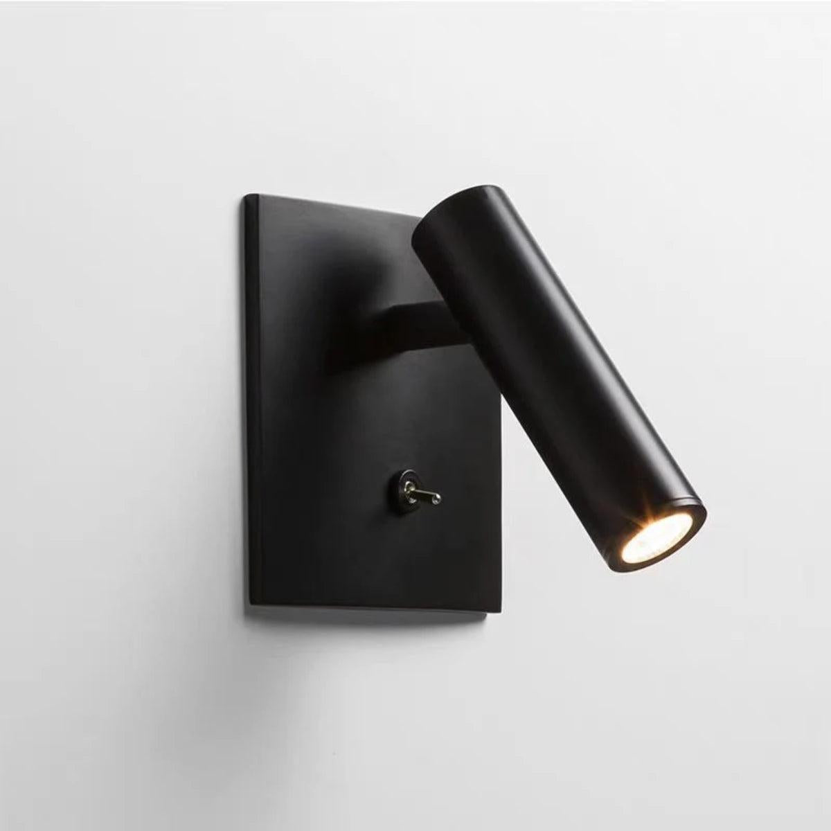 Adjustable Wall Mounted Reading Sconce Light Fixture With Toggle Switch