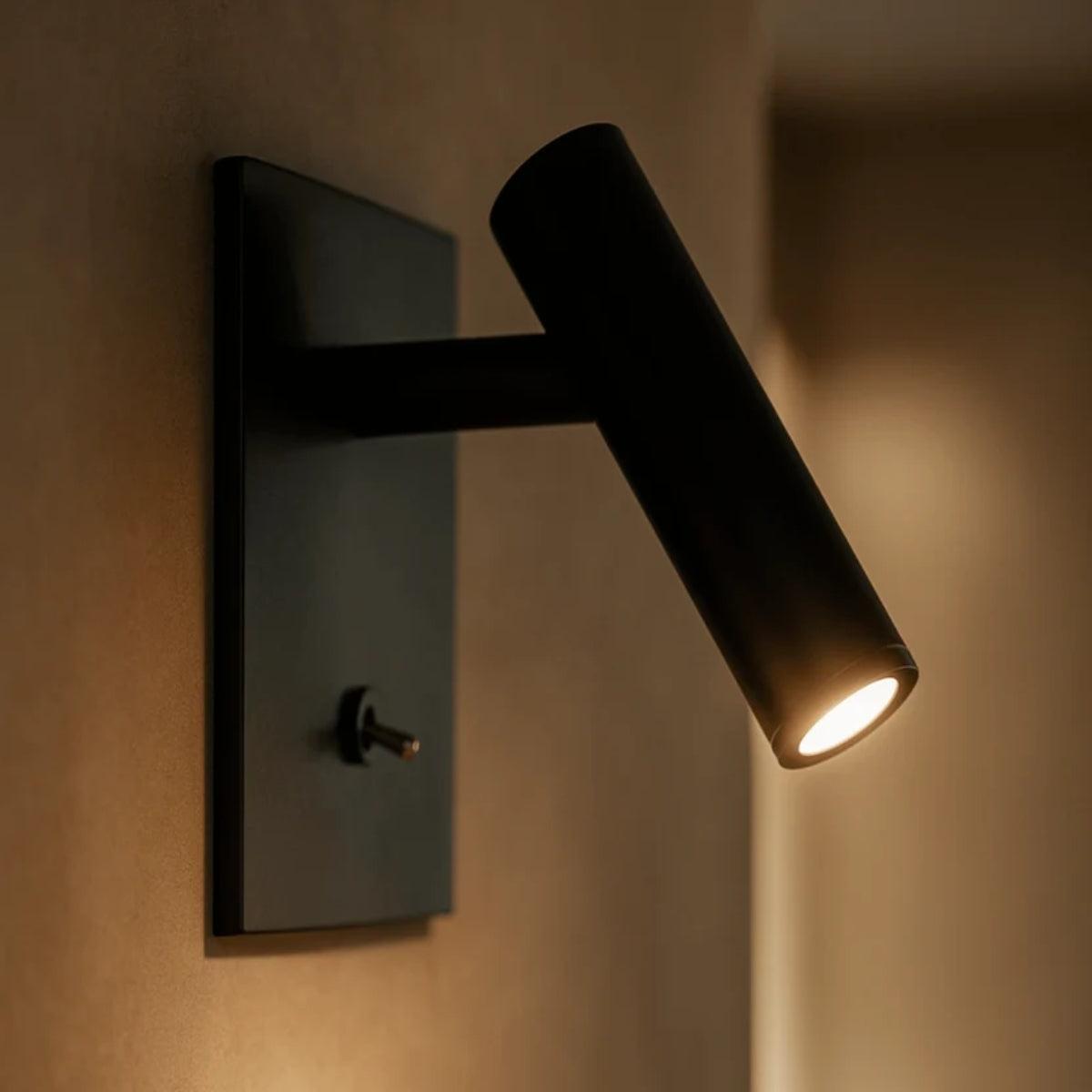 Adjustable Wall Mounted Reading Sconce Light Fixture With Toggle Switch