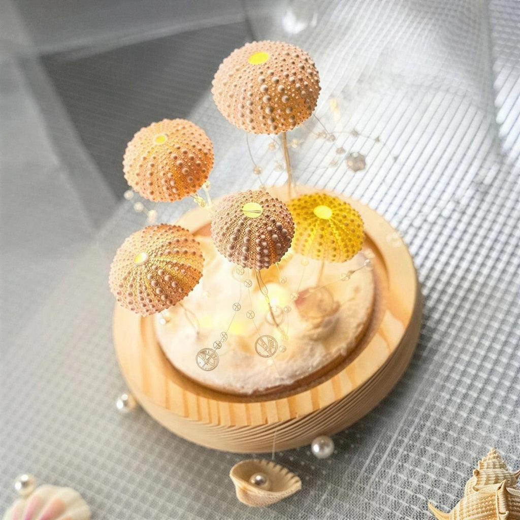 Aesthetic Sea Urchin Table Lamp Night Light