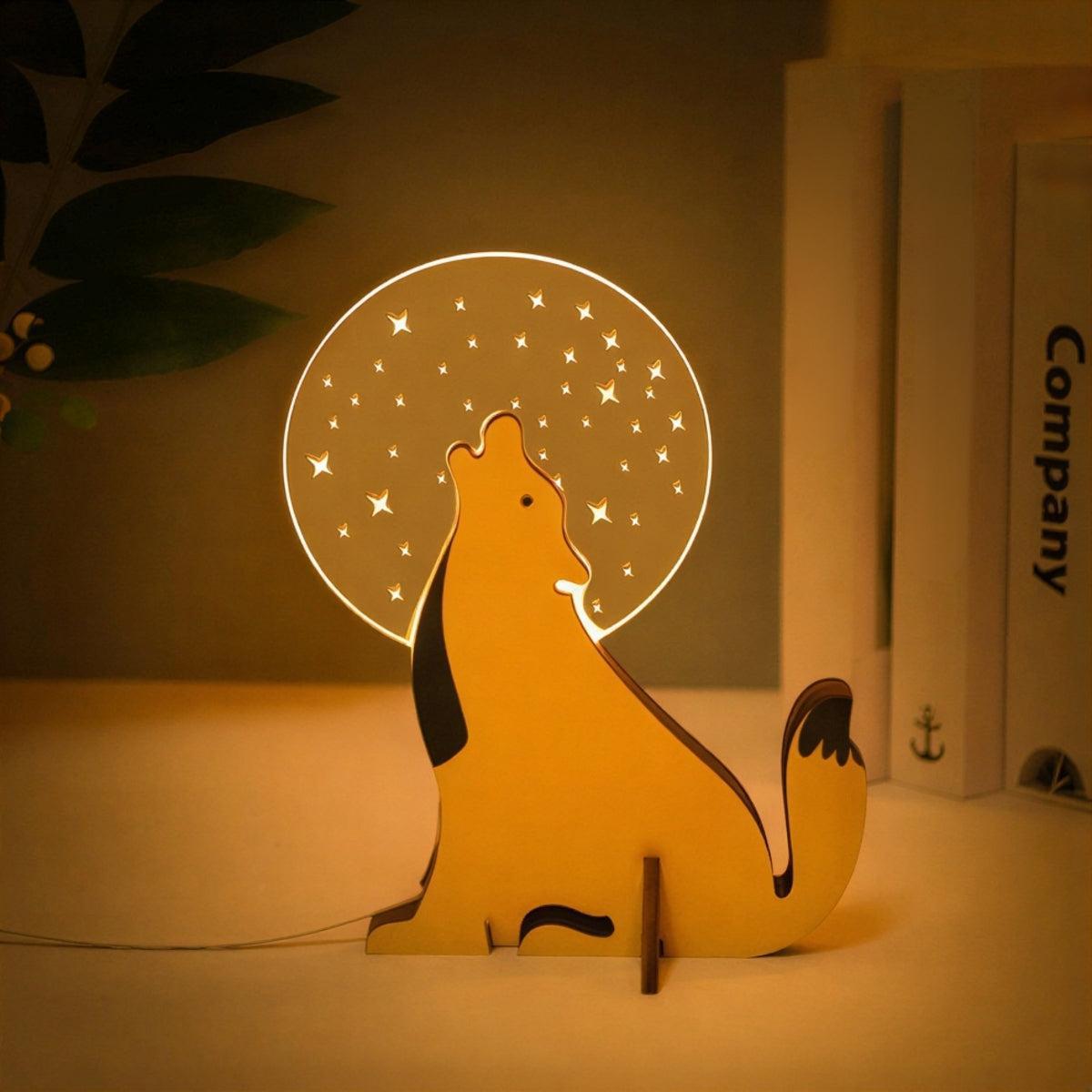 Animal Table Lamp For Childrens Nursery Night Light