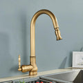 Antique Kitchen Faucet Sink Mixer Tap With Pull Out Spray