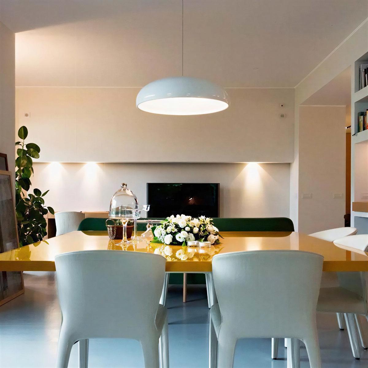 Artistic Deco Pendant Lighting With Dome Shade Fixture