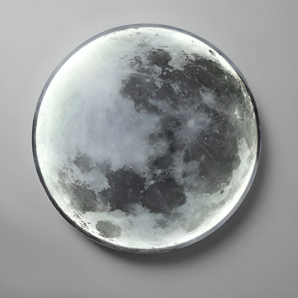 Atmospheric Moon Wall Lamp Light With Modern Round Design