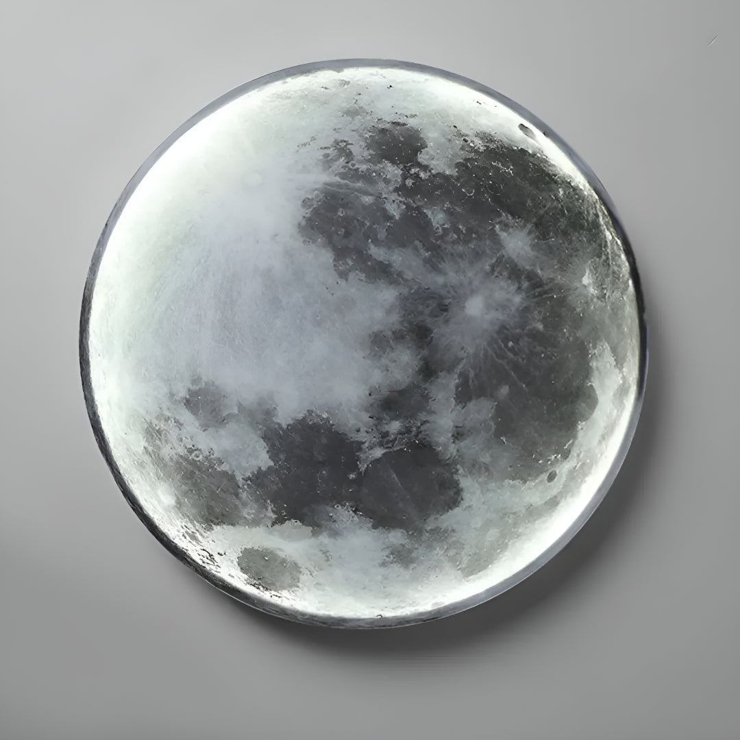 Atmospheric Moon Wall Lamp Light With Modern Round Design