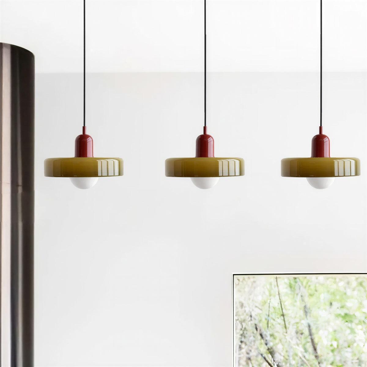 Bauhaus Styled Hanging Pendant Light
