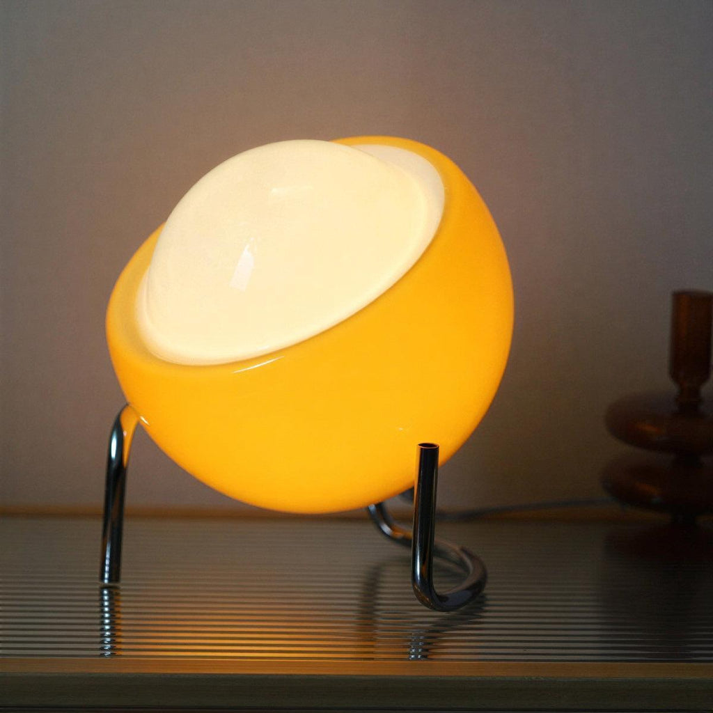 Bauhaus Styled Table Lamp With Spherical Design